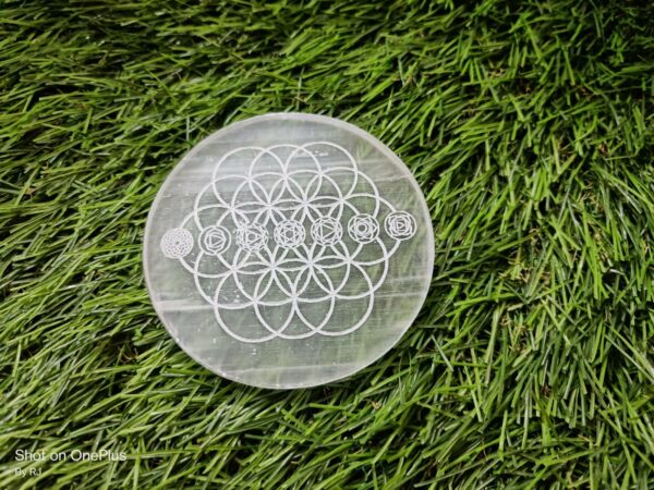 Selenite Crystal Charging Plate
